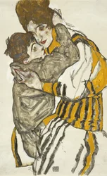 La femme de Schiele avec son petit neveu